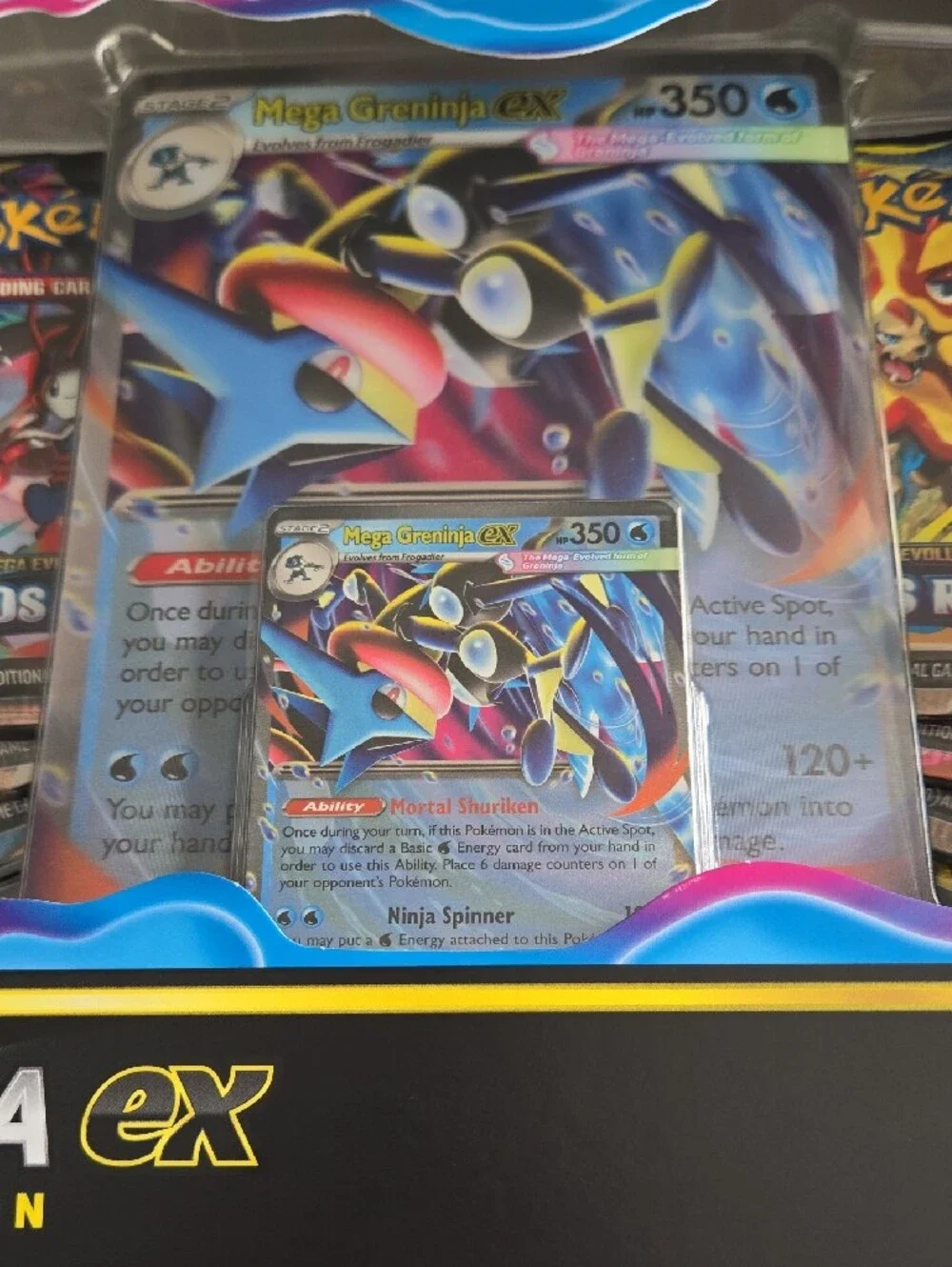 Pokemon Mega Greninja EX Premium Collection - Blue Collector Box